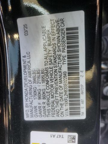 2025 HONDA CIVIC SPORT 19XFL2H83SE022849