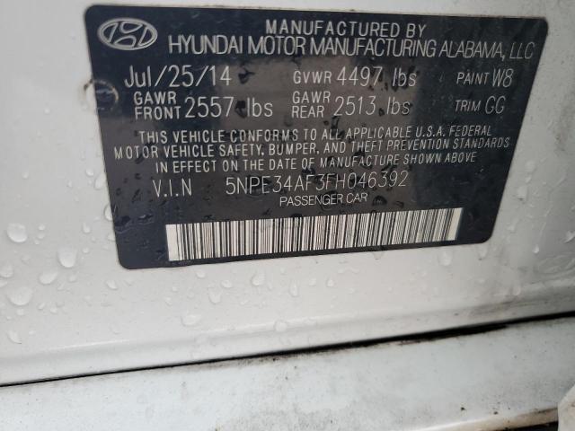 2015 HYUNDAI SONATA SPO 5NPE34AF3FH046392