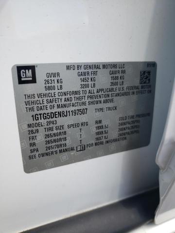 2018 GMC CANYON SLT 1GTG5DEN8J1197507