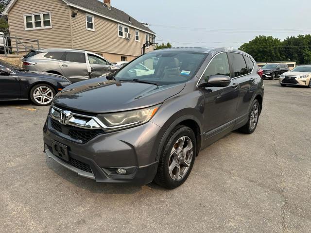 HONDA CR-V EX 2019 charcoal  gas 7FARW2H55KE009044 photo #1