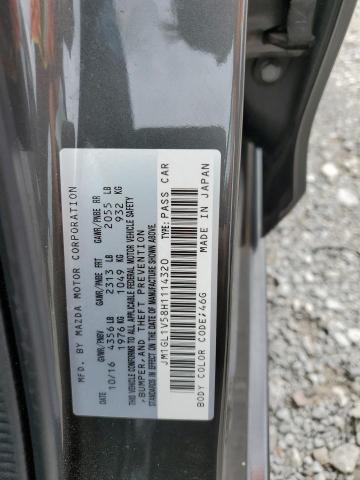 2017 MAZDA 6 TOURING - JM1GL1V58H1114320