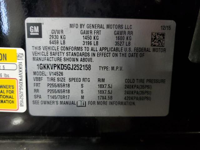 2016 GMC ACADIA SLE 1GKKVPKD5GJ252158