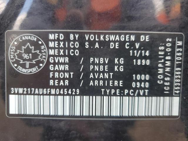 2015 VOLKSWAGEN GOLF - 3VW217AU6FM045429