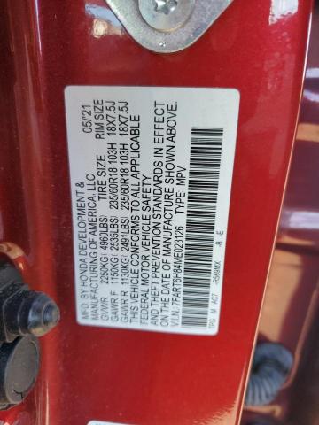 2021 HONDA CR-V EXL 7FART6H84ME023126
