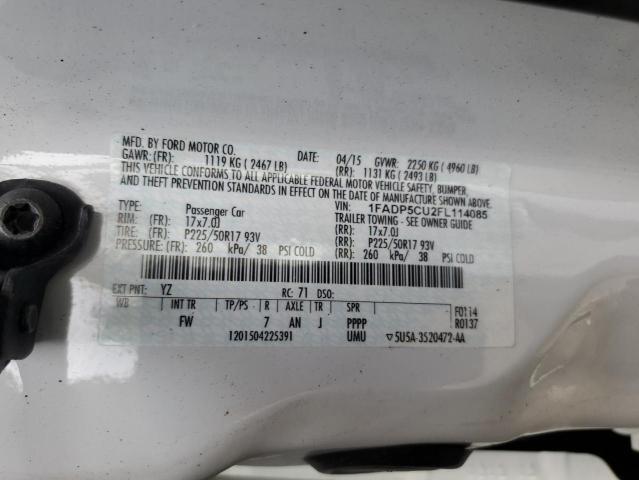 2015 FORD C-MAX PREMIUM SEL 1FADP5CU2FL114085