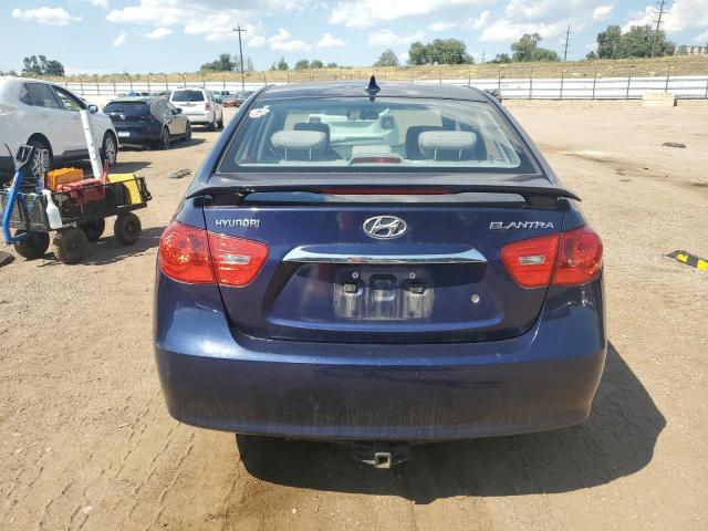 2010 HYUNDAI ELANTRA BLUE - KMHDU4AD4AU943562