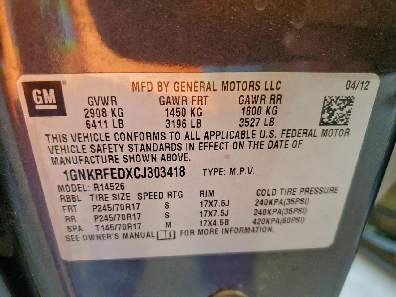 CHEVROLET TRAVERSE LS