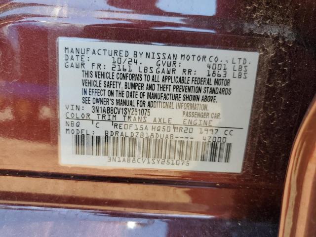 2025 NISSAN SENTRA SV 3N1AB8CV1SY251075