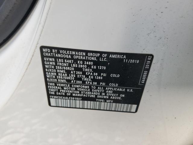 2020 VOLKSWAGEN ATLAS CROSS SPORT SE 1V25C2CA4LC201527