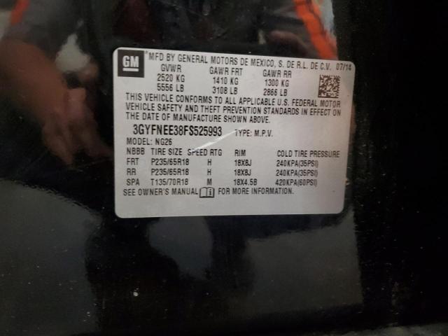 2015 CADILLAC SRX LUXURY 3GYFNEE38FS525993
