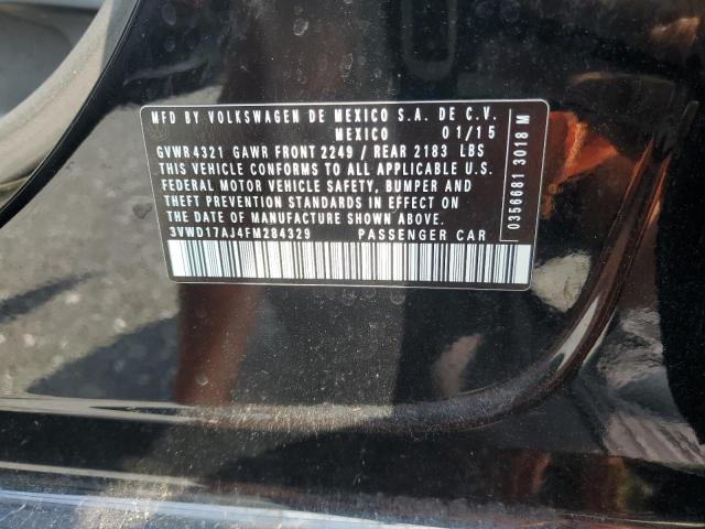 2015 VOLKSWAGEN JETTA SE 3VWD17AJ4FM284329