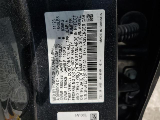 2024 HONDA CIVIC SPORT 2HGFE2F58RH523139