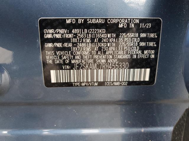 2024 SUBARU FORESTER T JF2SKAMC7RH455330