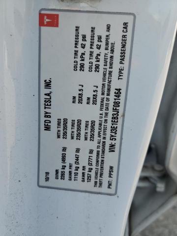 2018 TESLA MODEL 3 5YJ3E1EB3JF081464