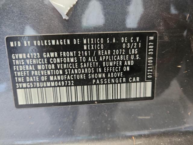 2021 VOLKSWAGEN JETTA SEL - 3VWG57BU8MM049732