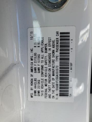 2016 ACURA TLX 19UUB1F35GA000570