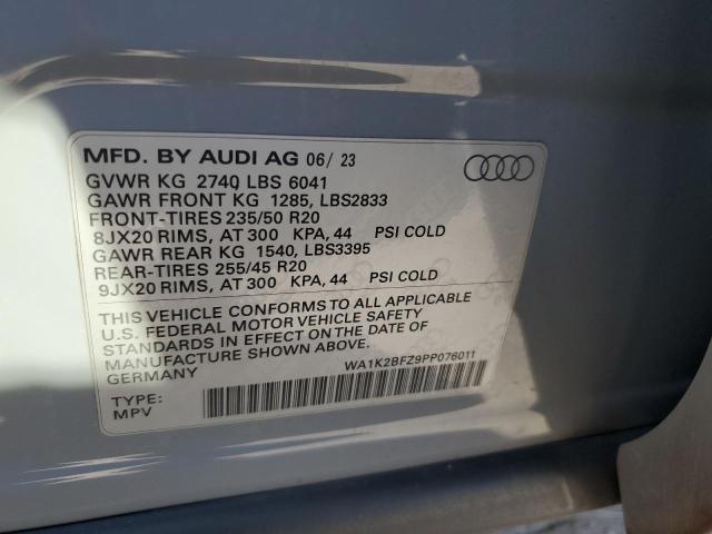 2023 AUDI Q4 E-TRON - WA1K2BFZ9PP076011