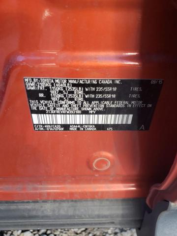 2015 TOYOTA RAV4 LIMIT 2T3DFREVXFW393180