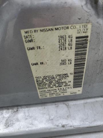 2023 NISSAN ALTIMA S 1N4BL4BVXPN341795