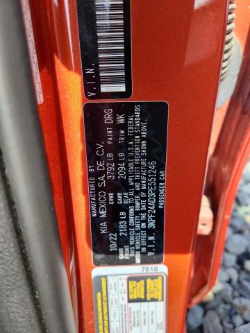 2023 KIA FORTE LX 3KPF24AD3PE551246