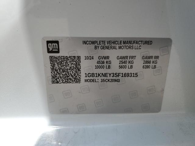 2025 CHEVROLET SILVERADO - 1GB1KNEY3SF169315