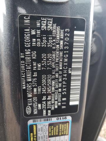 2021 KIA TELLURIDE 5XYP34HCXMG137023