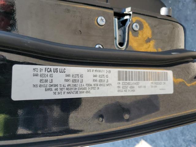 2020 DODGE CHARGER SX 2C3CDXBG1LH144357