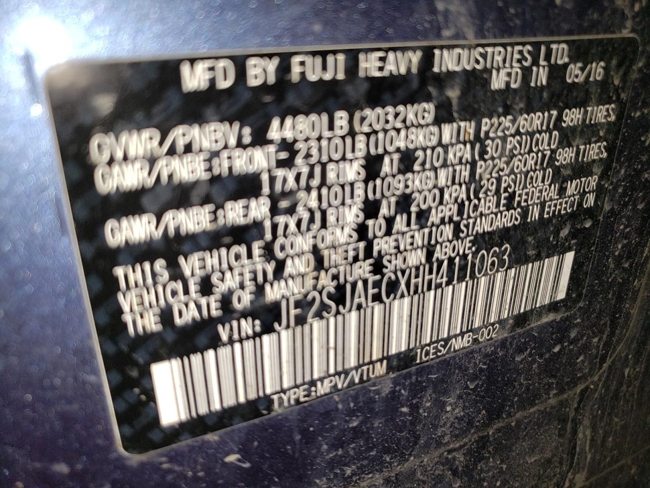 SUBARU FORESTER 2.5I PREMIUM