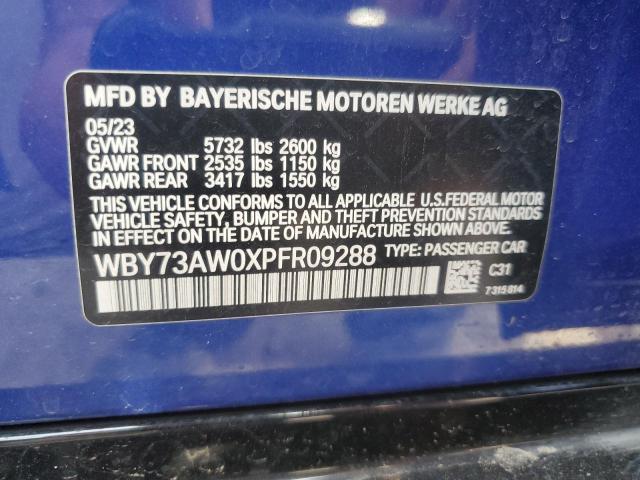 2023 BMW I4 EDRIVE WBY73AW0XPFR09288
