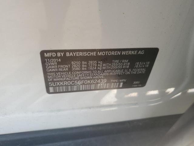 2015 BMW X5 XDRIVE3 5UXKR0C56F0K62439
