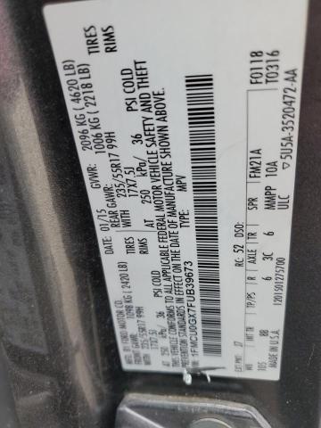 2015 FORD ESCAPE SE - 1FMCU0GX7FUB39673