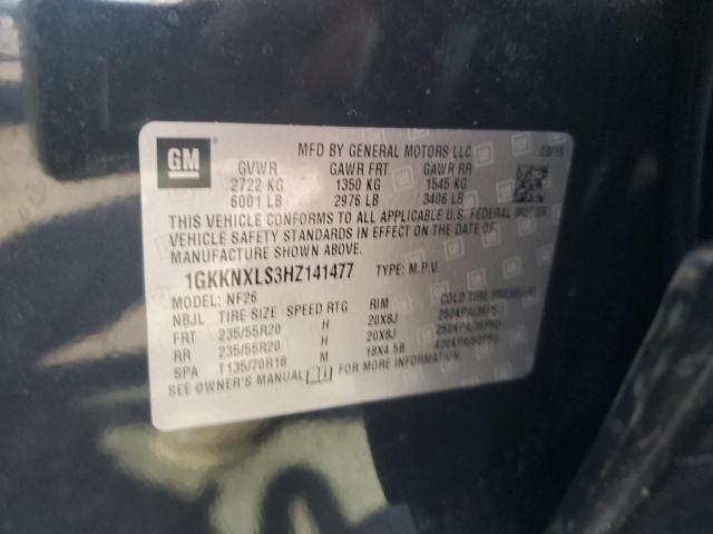 2017 GMC ACADIA DENALI 1GKKNXLS3HZ141477