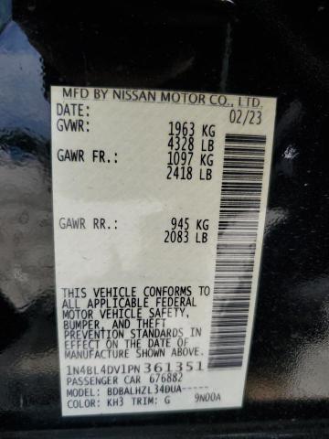 2023 NISSAN ALTIMA SV 1N4BL4DV1PN361351