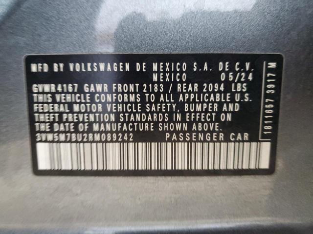 2024 VOLKSWAGEN JETTA S - 3VW5M7BU2RM089242