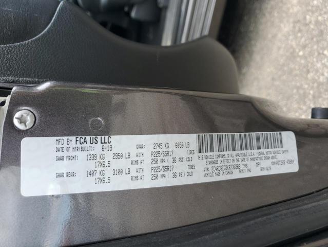 2019 DODGE GRAND CARA 2C4RDGEG2KR736389