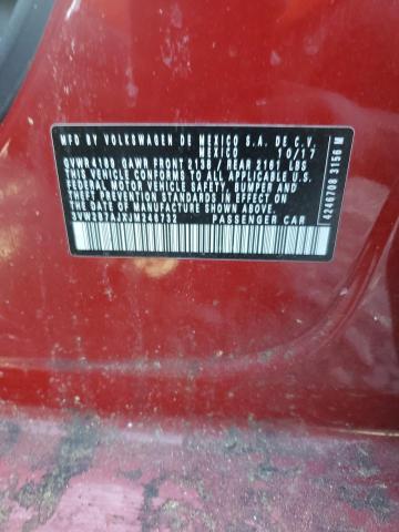 2018 VOLKSWAGEN JETTA S 3VW2B7AJXJM246732