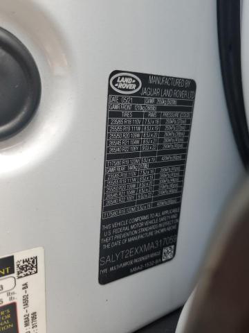 2021 LAND ROVER RANGE ROVE SALYT2EXXMA317059
