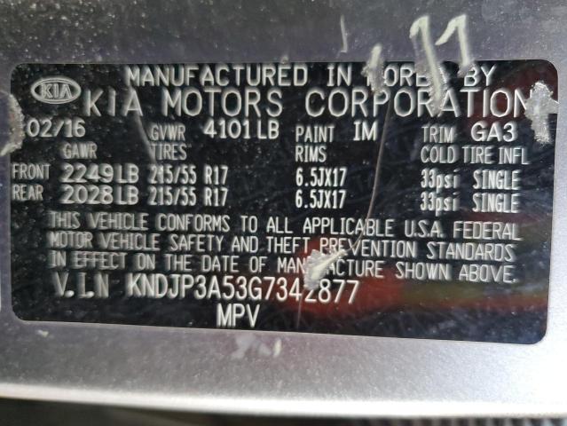 2016 KIA SOUL + - KNDJP3A53G7342877