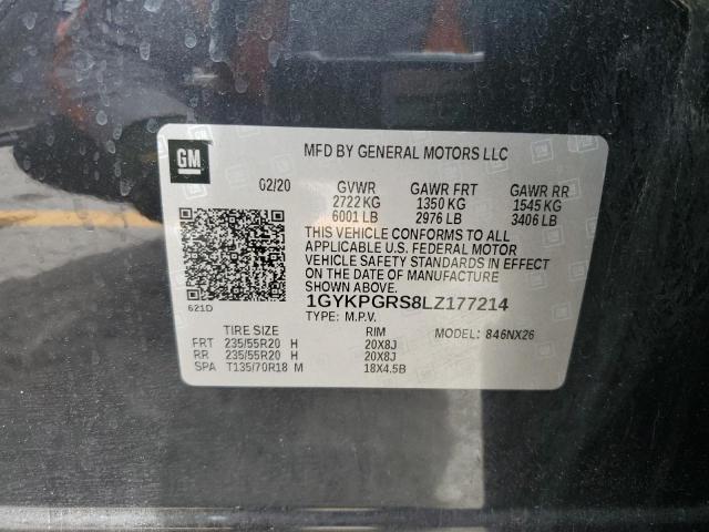 2020 CADILLAC XT6 SPORT 1GYKPGRS8LZ177214