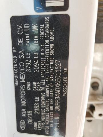 2019 KIA FORTE GT LINE - 3KPF34ADXKE011527