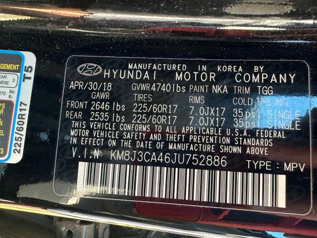 2018 HYUNDAI TUCSON SEL - KM8J3CA46JU752886