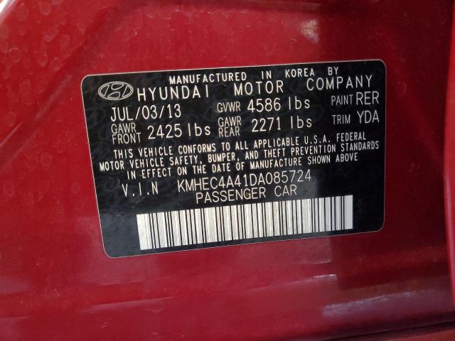 2013 HYUNDAI SONATA HYB - KMHEC4A41DA085724