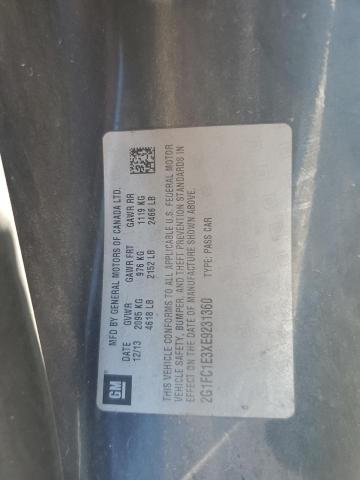 2014 CHEVROLET CAMARO LT - 2G1FC1E3XE9231360