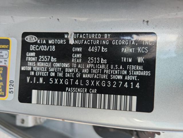 2019 KIA OPTIMA LX 5XXGT4L3XKG327414