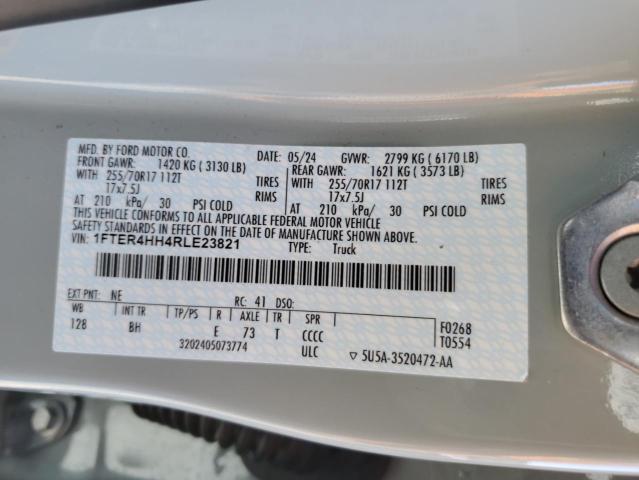 2024 FORD RANGER XLT 1FTER4HH4RLE23821
