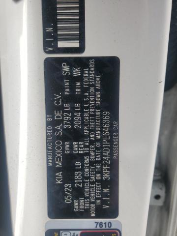 2023 KIA FORTE LX 3KPF24AD1PE646369