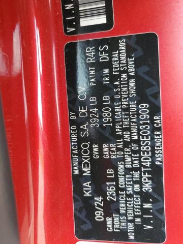 2025 KIA K4 LX - 3KPFT4DE8SE031909