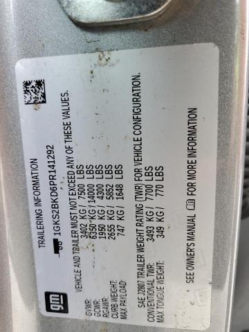 2023 GMC YUKON SLT 1GKS2BKD6PR141292