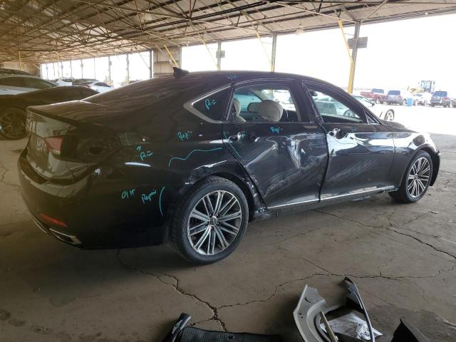 GENESIS G80 BASE 2018 black  gas KMHGN4JE8JU245698 photo #4