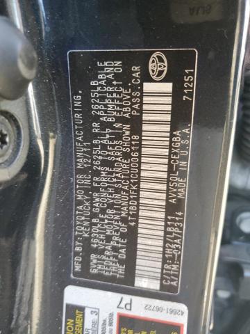 2012 TOYOTA CAMRY HYBR - 4T1BD1FK1CU006118